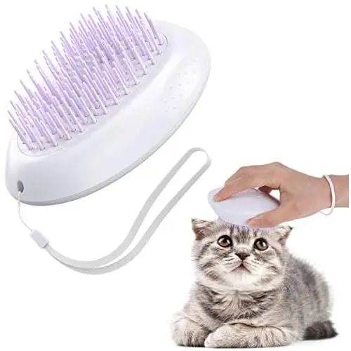 VavoPaw Cat Brush Dog Brush, Pet Grooming Tool Professional Pet Hair Comb Slicker Brush for Shedding, Quick Release Comb, Home Grooming - Purple VavoPaw Cat Brush Dog Brush, Pet Grooming Tool Professional Pet Hair Comb Slicker Brush for Shedding, Quick Release Comb, Home Grooming - Purple