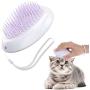 VavoPaw Cat Brush Dog Brush, Pet Grooming Tool Professional Pet Hair Comb Slicker Brush for Shedding, Quick Release Comb, Home Grooming - Purple