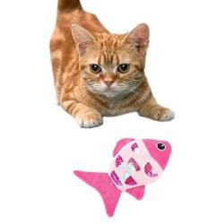 Fish Toy Pet Cat Cat Mint Ring Paper Plush Chew Toy Teeth Cleaning for Boredom Interactive Funny Molar Kitten Indoor Cat Toy Durable Cat Toy Training Tool