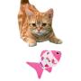Fish Toy Pet Cat Cat Mint Ring Paper Plush Chew Toy Teeth Cleaning for Boredom Interactive Funny Molar Kitten Indoor Cat Toy Durable Cat Toy Training Tool