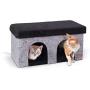 Thermo-Kitty Playhouse & Duplex Heated Cat House & Cat Scratcher