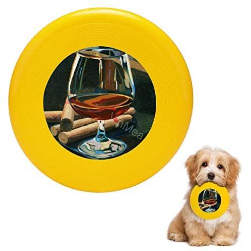 Pet Frisbee Flying Disc Dog Toy - Multifunction Cigars and Brandy Christopher Mize