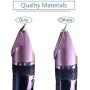 KaKaSure Dog Clippers Noiseless Pet Grooming Clipper, USB Rechargeable Cordless Dog Grooming Kit, Electric Pets Hair Trimmers for Dogs Cats and Other Pets(Rose Gold)