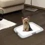 PAWISE Dog Indoor Potty Kit with 12pcs Quilted Pee Pads, Puppy Pad Floor Holder Tray, 23.6X23.6, Ready for Use