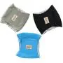 Ohbabyka Resuable Wrap Diapers for Male Dogs, Male Dog Belly Band (Pack of 3), Size M