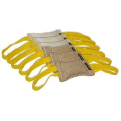 Dean & Tyler Bundle of 6 Tugs for Pets, 3-Jute and 3-Fire Hose, 8-Inch by 4-Inch