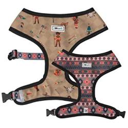Bulltastic The Chief Reversible Dog Harness – Reversible, Comfortable, Adjustable, Easy to Clean – Fits Bulldogs, Pugs, and Other Dog Breeds
