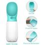 Dog Water Bottle for Walking Portable Pet Water Dispenser Silicone Healthy Materials 19 OZ/0.15 Gallons Large Capacity Water Bottle Great for Puppy Travel, Hiking, Outdoor Walking