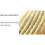 Natural Straw Small Medium Cat and Dog Sofas, Beds, Comfortable Cat Scratcher, Dual Purpose for Bed and Scratcher, Pet Bed, Environmentally Friendly(L )