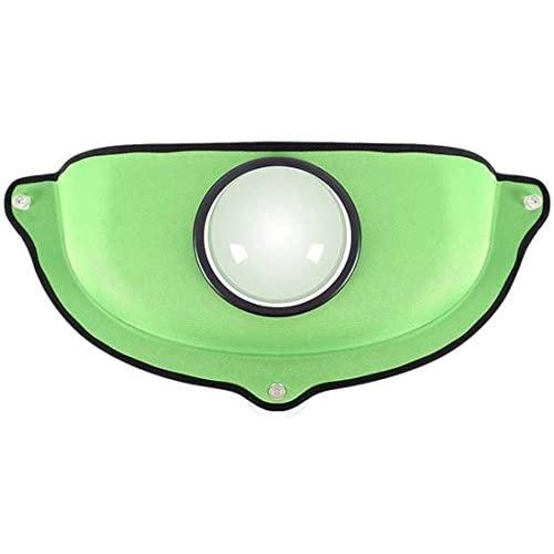 LJFYXZ Transparent Cat Bed with Suction, Hanging Cat Nest to Attach to The Window EVA Sucker Nest Cat Hammock 73 35 15Cm,Green