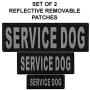 Doggie Stylz Official Service Dog in Training Vest Harness Bundle Kit. Includes Set of Service Dog + Service Dog in Training Removable Reflective Patches + 30 inch Lead + 2 ID Dog Tags
