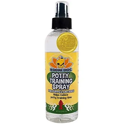 Bodhi Dog Potty Training Spray | Indoor Outdoor Potty Here Training Aid for Dogs & Puppies | Puppy Potty Training for Potty Pads | Made in USA | 8oz