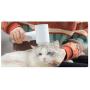meinno 2 in 1 Dog Brush Bath Massage Brush,Shampoo Dispenser for Pet Grooming, Pet Grooming Tool with Soft Silicone Bristles to Give Gentle Massage for Dogs and Cats