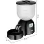Qpets Automatic Dog Feeder Auto Cat Feeder Pet Food Dispenser Timed,Features: 10 lb,Portion Control,Voice Recorder,Programmable Timer for up to 4 Meals per Day Qpets Automatic Dog Feeder Auto Cat Feeder Pet Food Dispenser Timed,Features: 10 lb,Portion Control,Voice Recorder,Programmable Timer for up to 4 Meals per Day