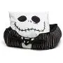 Nightmare Before Christmas Jack Skellington Bolstered Corded Cuddler Dog/Cat Bed with Removable Toy Bat, Machine Washable
