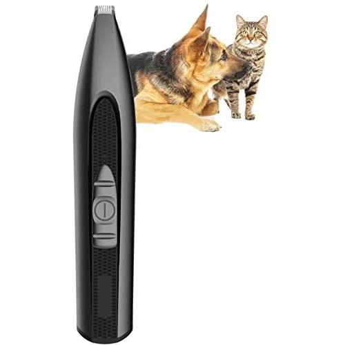 Dog Clippers, Cordless Cat and Small Dogs Clipper, Low Noise Electric Pet Trimmer, Dog Grooming Clippers for Trimming Dogs Hair Around Paws, Eyes, Ears, Face, Rump