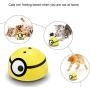 grewtech Interactive Cat Toy Intelligent Escaping Ball Kitty Toy Automatic Cat Teaser Ball - Rampage Moving, Flash & Sound Automatic Pet Toy