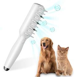 BRZYEAI Cat Dog Pet Brush with O3 Function ,Massage Comb , Removing Matted Fur, Knots & Tangles Professional Rabbit Dogs Cats Puppy Pets Hair Grooming Kit Natural and Safe