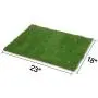 Oiyeefo Artificial Pet Pee Grass Mat for Puppy, Pet Turf Fake Grass Replacement Pad for Dog Potty Training, Indoor and Outdoor - 2 Packs (18'' x 23'')