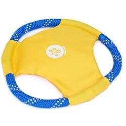 ZippyPaws - Rope Gliderz Durable Outdoor Dog Toy Flying Disc