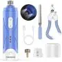 TAOCOCO Dog Nail Grinder, Build-in LED Light Rechargeable 3-Speeds Powerful Electric Pet Nail Trimmer, Low Noise Painless Dog Paw Trimmer Claw Care Grooming for S/M/L Dogs Cats with Clipper and File TAOCOCO Dog Nail Grinder, Build-in LED Light Rechargeable 3-Speeds Powerful Electric Pet Nail Trimmer, Low Noise Painless Dog Paw Trimmer Claw Care Grooming for S/M/L Dogs Cats with Clipper and File