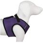 The Worthy Dog Step-in Sidekick Harness with Padded Mesh Velcro Adjustable, Outdoor, Easy Walk Vest Fits Small, Medium and Large Dogs-Purple