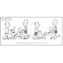 PoopPac Designs PP2-00007 Dog Walker Waste Case Black with Purple Zipper