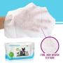Pet Wipes for Dogs & Cats, Multi Purpose Deodorizing Hypoallergenic Dog Wipes, 100% Fragrance Free, Natural & Friendly Pet Grooming Wipes for Cleaning Faces Bums Eyes Ears Paws Teeth, 100Count/ Pack