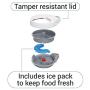 Cat Mate C300 Automatic 3 Meal Pet Feeder with Digital Timer for Cats and Small Dogs