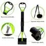 PatiencET Dog Pooper Scooper for Small Medium Large Dogs and Cats 31.5 Long Handle High Strength Material and Durable Spring Perfect for Grass Dirt Grave Concrete …