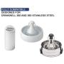 GoldTone Brand Pet Fountain Charcoal Water Filter Compatible with DRINKWELL 360 & DRINKWELL 360 Stainless Multi-Pet Fountains. Replaces Your DRINKWELL 360 Pet Fountain Water Filter