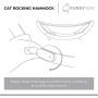 Furry Tom Premium Cat Bed - Rocking and Static Cat Hammock - Modern and Minimalist Pet Bed - Pine Wood and Linen - Elephant Gray Furry Tom Premium Cat Bed - Rocking and Static Cat Hammock - Modern and Minimalist Pet Bed - Pine Wood and Linen - Elephant Gray