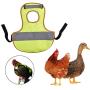 Uwariloy Pet Reflective Vest, Chicken Clothes Chicken Saddle Poultry Hen Saddle Apron Feather Protection Holder High-Vis Jacket for Chicken and Duck