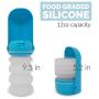 Pet Water Bottle for Dogs 10oz Collapsible Portable and Convenient Travel Outdoor Water Dispenser