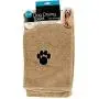 Set of 2 Super Absorbent Dog Drying Towels with Paw Prints - 1 Large, 1 Medium Set of 2 Super Absorbent Dog Drying Towels with Paw Prints - 1 Large, 1 Medium