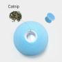 ocijf179 Automatic Rolling Ball EVA Automatic Rolling Gravity Sound Ball Pet Cat Kitten Teaser Interactive Toy - Blue