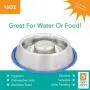 Fuzzy Puppy Pet Products Slow Feed Dish with Non-Slip Silicon Bonded Rubber Ring