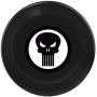Buckle-Down Dog Toy Frisbee Flyer Punisher Logo4 Black White Black