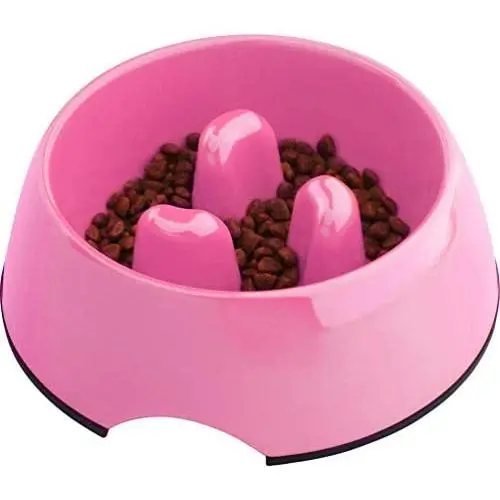 ljfjf Gobble-Stop Slow Feeder Dog Bowl Slow Eating Anti-Gulp BPA Free Melamine Bowl Fun Interactive Pet Bowl for Dogs Cats Puppies, Small, Black ljfjf Gobble-Stop Slow Feeder Dog Bowl Slow Eating Anti-Gulp BPA Free Melamine Bowl Fun Interactive Pet Bowl for Dogs Cats Puppies, Small, Black