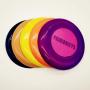 3 Pack Dog Frisbees, Disc Flyer Dog Toy (20cm) - Bright Vibrant Colours - Perfect for Dog Training, Throw (Random Color)