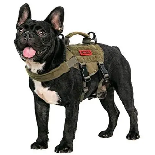 No Pull Dog Harness,Puppy Harness with Handle, Tactical Vest for Small Dogs Outdoor Easy Control Training Walking No Pull Dog Harness,Puppy Harness with Handle, Tactical Vest for Small Dogs Outdoor Easy Control Training Walking