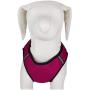 The Worthy Dog Step-in Sidekick Harness with Padded Mesh Velcro Adjustable, Outdoor, Easy Walk Vest Fits Small, Medium and Large Dogs-Pink Color