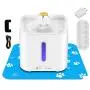 HYDGOOHO Cat Water Dispenser 2.4L Drinking Fountains Super Quiet Flower Automatic Electric Water Bowl with 5 Replacement Filters for Dogs, Cats, Birds and Small Animals HYDGOOHO Cat Water Dispenser 2.4L Drinking Fountains Super Quiet Flower Automatic Electric Water Bowl with 5 Replacement Filters for Dogs, Cats, Birds and Small Animals