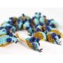 Botanical Pets Catnip Cat Toy Blue Mouse Handmade with Natural Fiber Eco-Friendly Fun Texture & Dental Health Toy for Cats