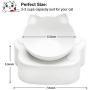 Legendog Elevated Cat Bowl: Cat Bowls Cat Food Bowls Cat Water Bowl 0-15°Adjustable Cat Bowl with Stress-Free for Kitten/Cat
