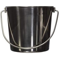 Advance Pet Products Heavy Stainless Steel Round Bucket