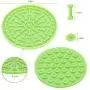 Dog Licking Pad, Slow Feeder Dog Mat Peanut Butter Lick Pad, Pet Bathing Shower Grooming Training Puzzle Lick Mat for Pet Entertain Anxiety Relief Boredom, Promote IQ Health for Dog Cat Protect Gums … Dog Licking Pad, Slow Feeder Dog Mat Peanut Butter Lick Pad, Pet Bathing Shower Grooming Training Puzzle Lick Mat for Pet Entertain Anxiety Relief Boredom, Promote IQ Health for Dog Cat Protect Gums …