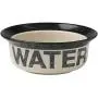 PetRageous 10184 Pooch Basics Stoneware Dog Water Bowl with 2-Cup Capacity 6-Inch Diameter 2.5-Inch Tall for Small and Medium Dogs and Cats, Black and Natural PetRageous 10184 Pooch Basics Stoneware Dog Water Bowl with 2-Cup Capacity 6-Inch Diameter 2.5-Inch Tall for Small and Medium Dogs and Cats, Black and Natural