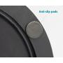 Pet Junkie Summit Elevated Dog Bowl for Food or Water, Stainless Steel Washable Inner Bowl, Brown