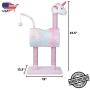 TOPKITCH New 2020 Safari Activity Cat Tree Condo with Scratching Posts, Activity Tower Cat Play House Furniture.